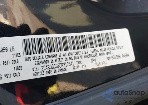 2013 Dodge Grand Caravan Sxt from USA, damaged, VIN 2C4RDGCG0DR717541